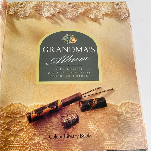 Grandma's Album Memory Book A Journal of Reminiscence for Grandmother Notebook - Picture 7 of 7